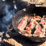 Burger com bacon crocante