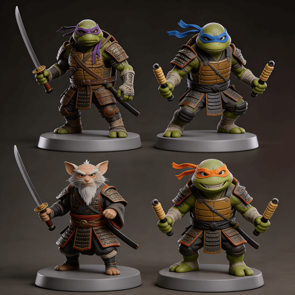 Personagem samurai tem&aacute;tico do Kids Menu